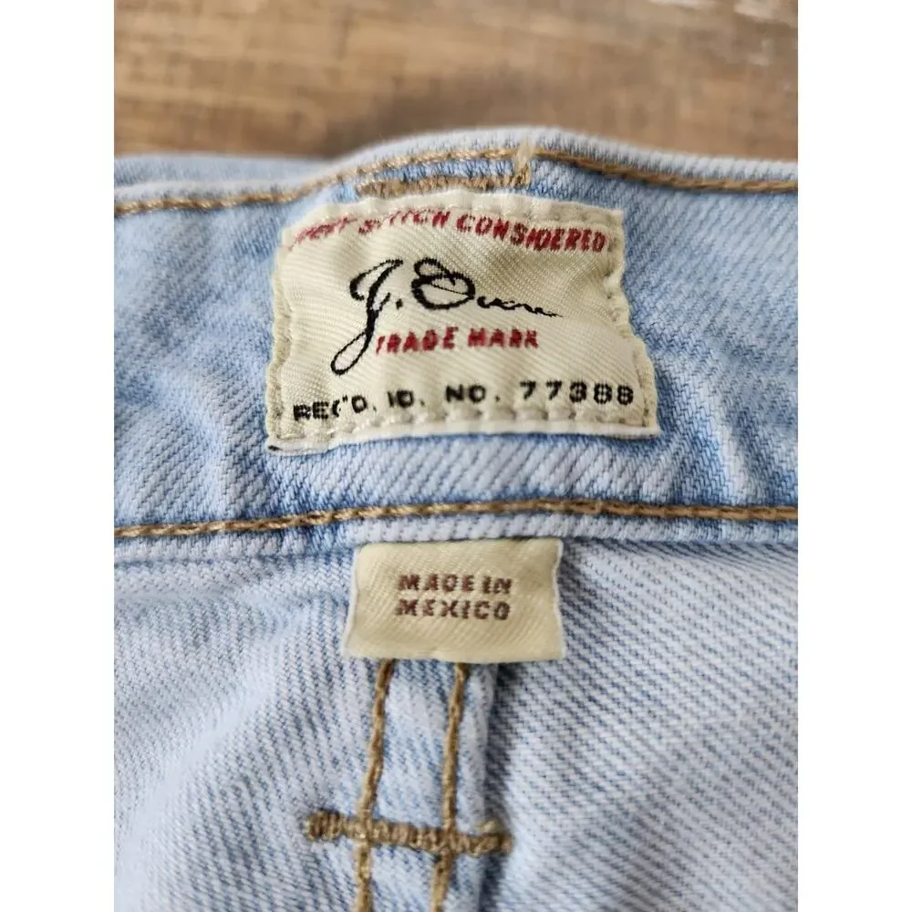 NWOT J. Crew 770™ Straight-Fit Stretch Jean In Seven-Year Wash Blue 34/30 *Flaw